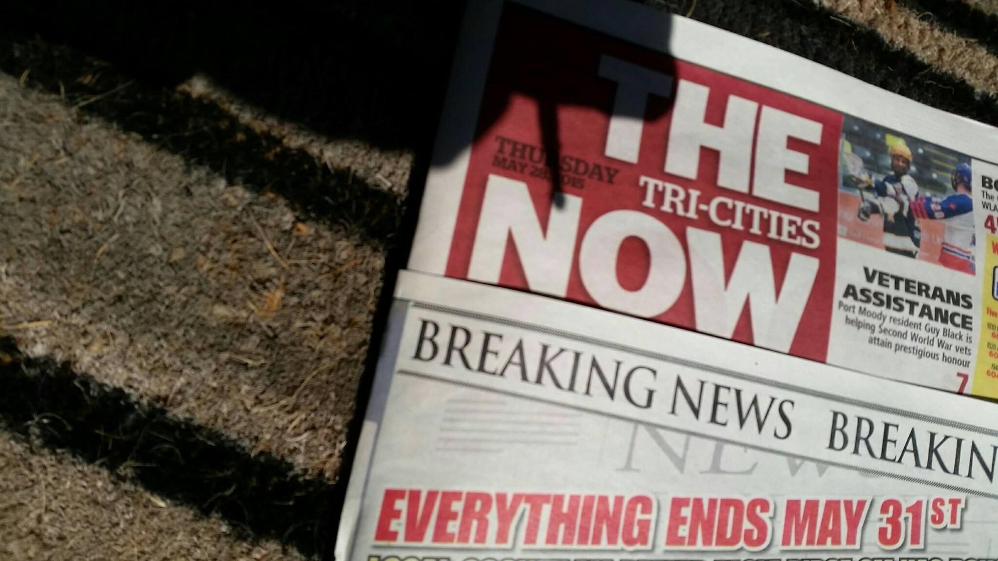 Breaking News: Everything Ends May 31st